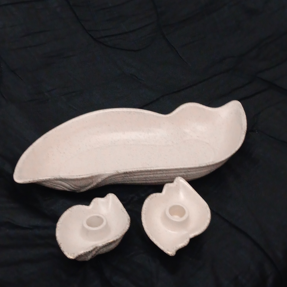 Vintage Gilner Pottery planter Set